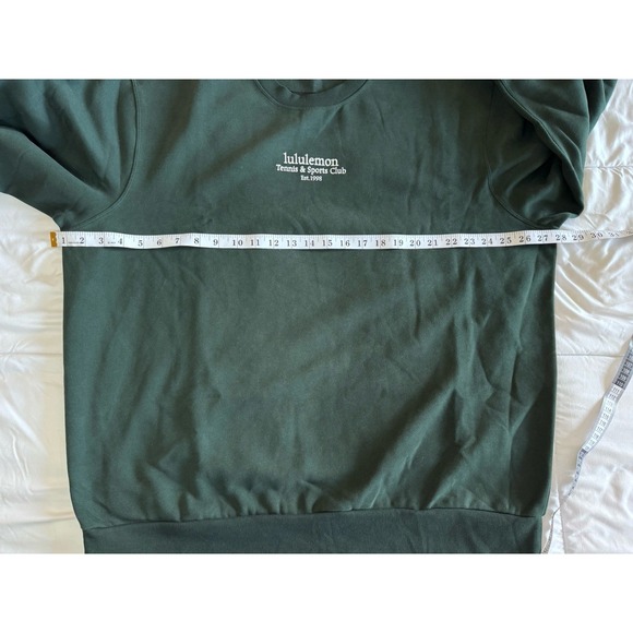 New Lululemon Steady State Crew Graphic XL Green Legacy Meet You Court Side - Picture 7 of 9